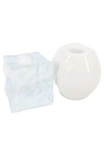 Arzberg Kerzenhalter 2er Set Porzellan Glas Weiß Modern 7cm Teelichthalter