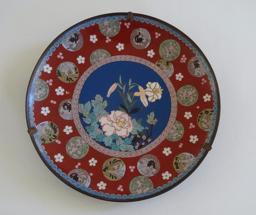 Cloisonné emaille teller - cloisonné,