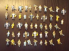 NOCH/PREISER/FALLER? Figuren Bauarbeiter Arbeiter 1:48 (50 Stück) 003