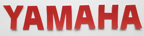 Kunstleder buchstaben yamaha - kunstleder,