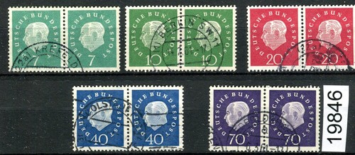 Bund 302 306 heuss medaillon - 302-306,