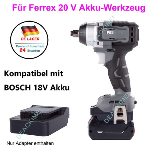 Akku adapter für bosch 18v - adapter,