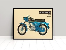 Poster zündapp ks100 plakat - zündapp,