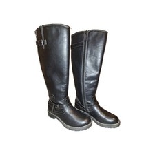 S.Oliver Damen Winter-Stiefel Leder Boots Schwarz Gr. 36 (UK 3,5), ungetragen