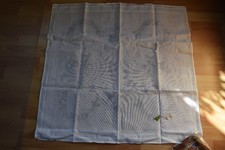 Weihnachtsdecke zum Aussticken Plauner Handstickerei 80x80 Baumwolle