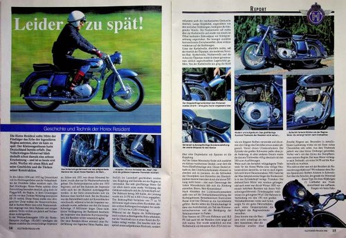 Oldtimer praxis 1998 - praxis, horex