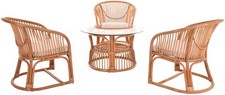 Set gestäbte rattan - set/4,