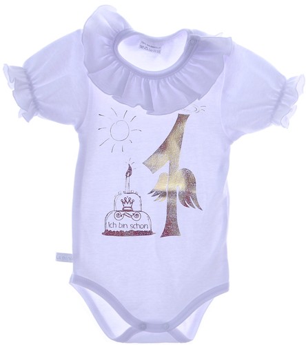Baby body mit kragen - baby,