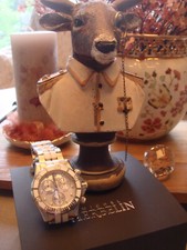 Wundervolle Damen Uhr Michel Herbelin Diamanten Newport Trophy KP. 1400,-