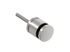 Edelstahl Punkthalter Ø 50mm Glas regulierbar Glashalter Flach FLEX V2A Geländer