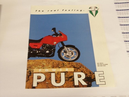 500 motorradserie prospekt - mz,