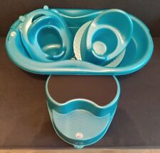 Badewanne + Töpfchen + Tritt + Toilettensitz blau