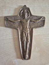 Altes Bronze Kreuz Taufe Jesus