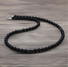 UNISEX HALSKETTE LAVA STEIN