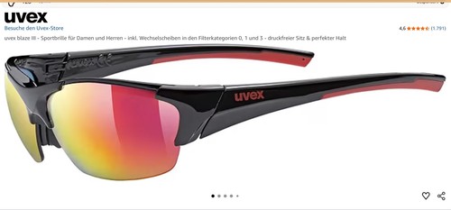 Uvex blaze iii radbrille - uvex,