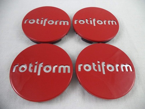 Rotiform center caps red - center,