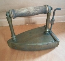 Antik Bügeleisen Messing Nr