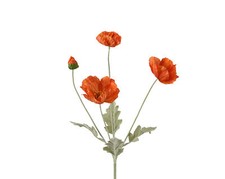 Künstliche mohnblume mit - künstliche,