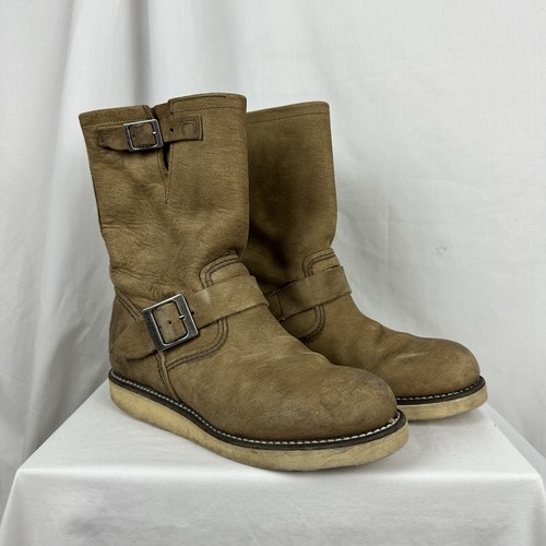 Red wing engineer boots - red,