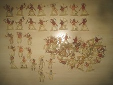 JEAN HÖFLER     COWBOYS und INDIANER  BEIGE,   60/70er Jahre,  KONVOLUT 