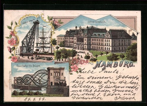 Lithographie hamburg neustadt - lithographie, hamburg-neustadt