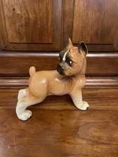 Vintage Porcelain Glossy Boxer