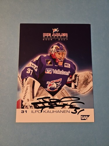 Del eishockey autogrammkarte - eishockey,