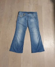 Coole Hüftjeans Bootcut Schlagjeans Killah Sixty Vintage  W28, gekürzt, Denim