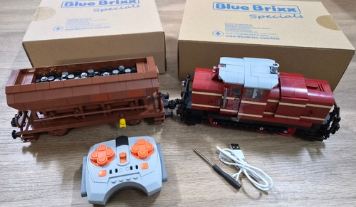 Blue brixx 105544 lokomotive - brixx, |