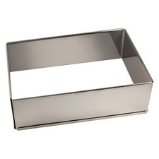 Lares Backrahmen extra hoch 7,5 cm verstellbar - Backrand Tortenring eckig