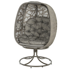 Egg Chair sandbraun 360°