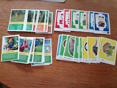 Wwf edeka sticker sammelkarten - wwf,