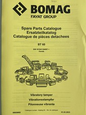 #38/61 Bomag BT60  Ersatzteilliste parts list spare parts