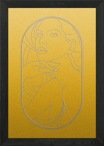 Mädchen art deco - art,