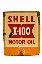 Shell X-100 Porzellan Emaille
