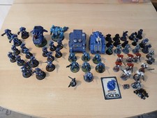 Warhammer 40k space marine  armee bemalt + koffer