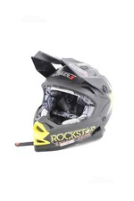 Motorrad Cross Helm Just1 Rockstar 6/8 Jahre Schwarz Gelb