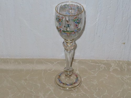 Antikes glas weinglas rokoko - antikes,
