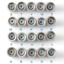 Anti-Diebstahl Radsicherung Felgenschloss Schlüssel Nuss Für Audi A3 A4 A5 A6