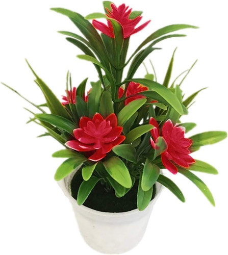 Rote künstliche lotusblume - rote,