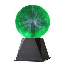 Plasmakugel Plasmaball magisch zuckend Blitz-Show Automatik Musiksteuerung grün