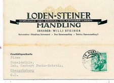 Trachten-Geschäftspostkarte