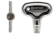 Southco Schlüssel Chrom E3-3-1, #4 Schlüssel, 7 mm Dreieck Kopf Stil, Nockenriegel Schlüssel,