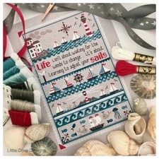 Adjust Your Sails Kreuzstich-Kit kleine Taube Designs