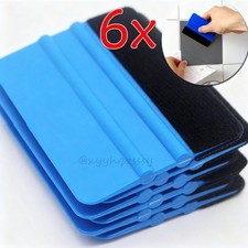 6x Folien Rakel Auto Filzkante Folier Rakelfilz für Wandtattoo Car Wrapping