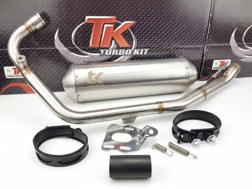 Edelstahl auspuff turbo kit - edelstahl,