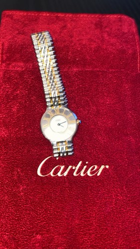 Cartier must stahl quartz - 21,