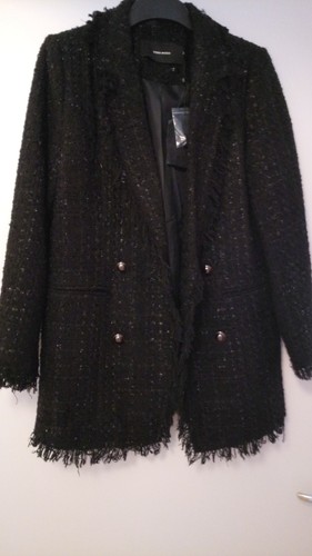 Schwarzer bouclé long - schwarzer,