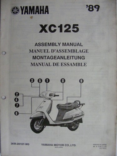 Yamaha xc125 motorroller - yamaha,