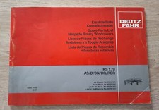 Fahr Kreiselschwader KS 1.70 Ersatzteilliste